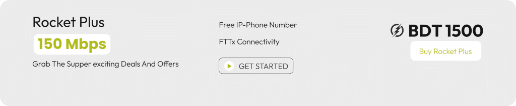 my internet package rocket plus